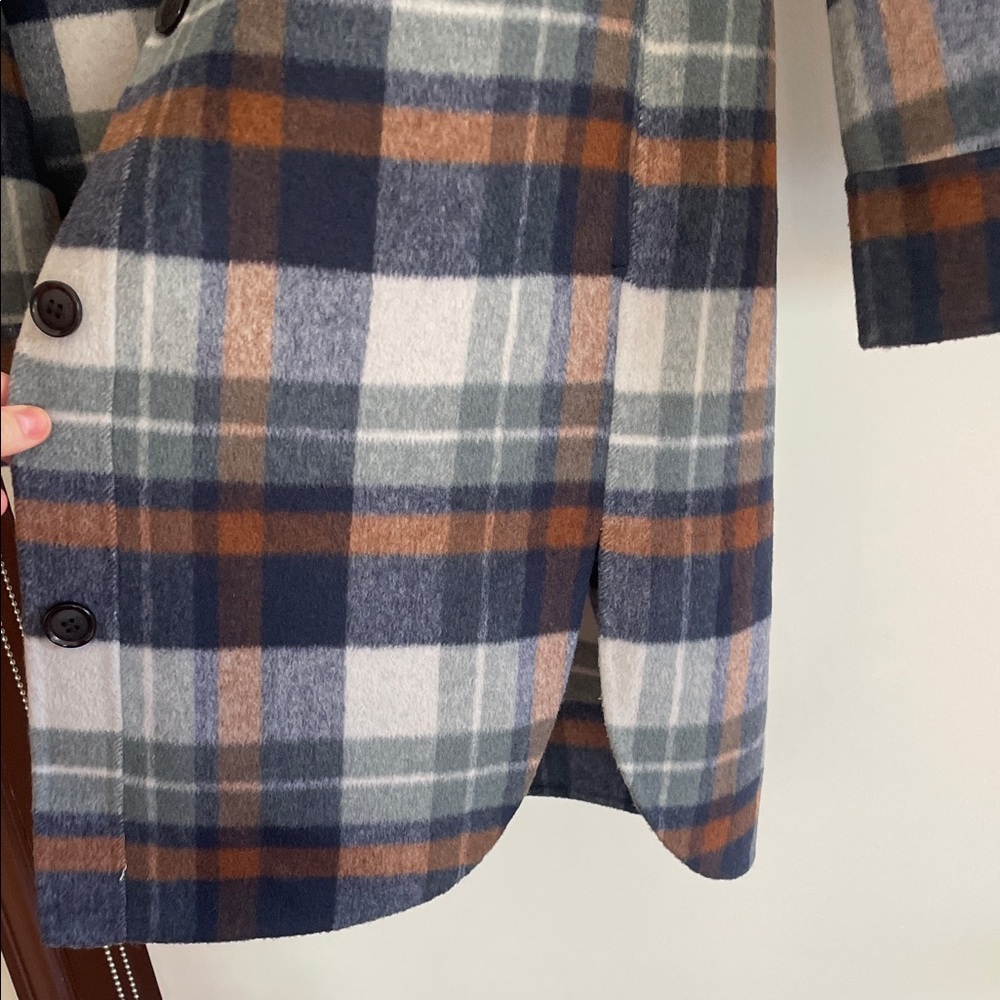 Rails Plaid Button-Up Coat - Picture 6 of 7